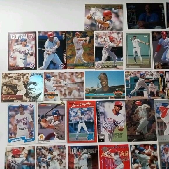 Lot Of 47 Juan Gonzalez Baseball Cards HOF Rangers All-Star Topps Upper Deck - Picture 2 of 11